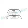 Kit d'accessoires, plaquette de frein à disque RAP BRAKES R-U0301 - Visuel 3