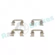 Kit d'accessoires, plaquette de frein à disque RAP BRAKES R-U0304 - Visuel 1