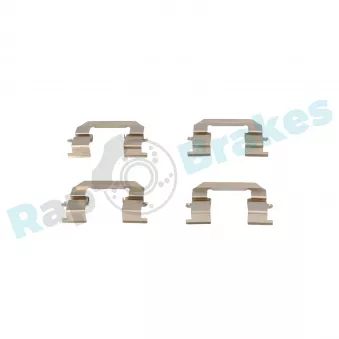 Kit d'accessoires, plaquette de frein à disque RAP BRAKES R-U0304