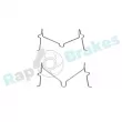 Kit d'accessoires, plaquette de frein à disque RAP BRAKES R-U0305 - Visuel 3