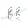 Kit d'accessoires, plaquette de frein à disque RAP BRAKES R-U0307 - Visuel 2