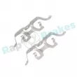 Kit d'accessoires, plaquette de frein à disque RAP BRAKES R-U0307 - Visuel 3