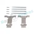 Kit d'accessoires, plaquette de frein à disque RAP BRAKES R-U0308 - Visuel 1