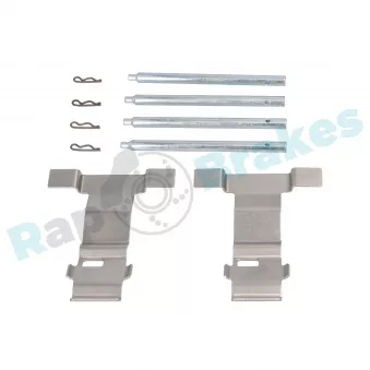 Kit d'accessoires, plaquette de frein à disque RAP BRAKES R-U0308