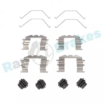 Kit d'accessoires, plaquette de frein à disque RAP BRAKES R-U0312