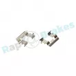 Kit d'accessoires, plaquette de frein à disque RAP BRAKES R-U0316 - Visuel 3