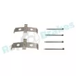Kit d'accessoires, plaquette de frein à disque RAP BRAKES R-U0318 - Visuel 1