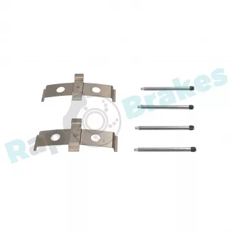 Kit d'accessoires, plaquette de frein à disque RAP BRAKES R-U0318