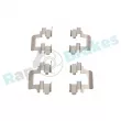 Kit d'accessoires, plaquette de frein à disque RAP BRAKES R-U0320 - Visuel 2