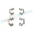 Kit d'accessoires, plaquette de frein à disque RAP BRAKES R-U0322 - Visuel 2