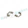 Kit d'accessoires, plaquette de frein à disque RAP BRAKES R-U0322 - Visuel 3