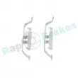 Kit d'accessoires, plaquette de frein à disque RAP BRAKES R-U0333 - Visuel 2
