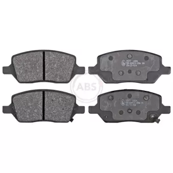 Jeu de 4 plaquettes de frein avant A.B.S. 35377