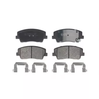 Jeu de 4 plaquettes de frein avant ABE C10342ABE