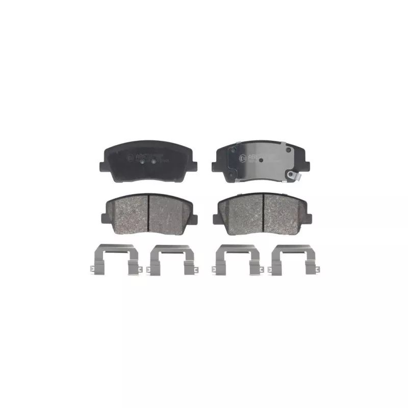Jeu de 4 plaquettes de frein avant ABE C10342ABE