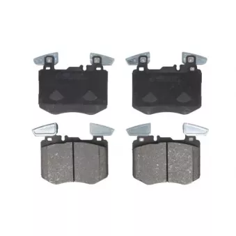 Jeu de 4 plaquettes de frein avant ABE C1M077ABE