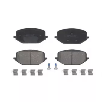 Jeu de 4 plaquettes de frein avant ABE C1P056ABE