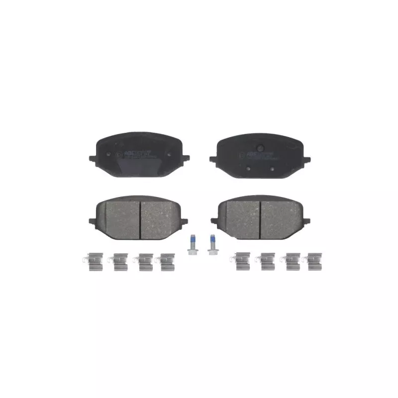 Jeu de 4 plaquettes de frein avant ABE C1P056ABE