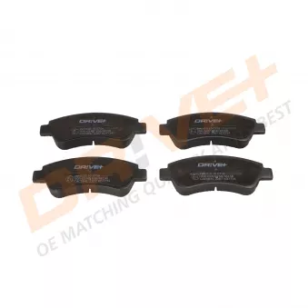 Jeu de 4 plaquettes de frein avant Dr!ve+ DP1010.10.0758