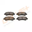 Jeu de 4 plaquettes de frein avant Dr!ve+ DP1010.10.0758 - Visuel 3