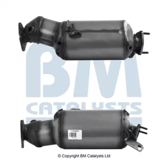 Filtre à particules / à suie, échappement BM CATALYSTS BM11608H