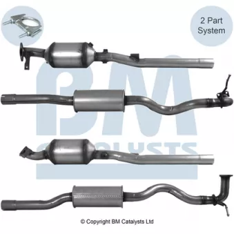 Filtre à particules / à suie, échappement BM CATALYSTS BM11694H