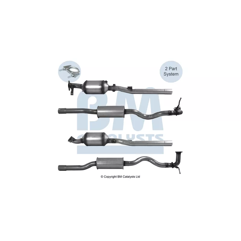 Filtre à particules / à suie, échappement BM CATALYSTS BM11694HP