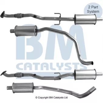 Tuyau d'échappement BM CATALYSTS BM50969