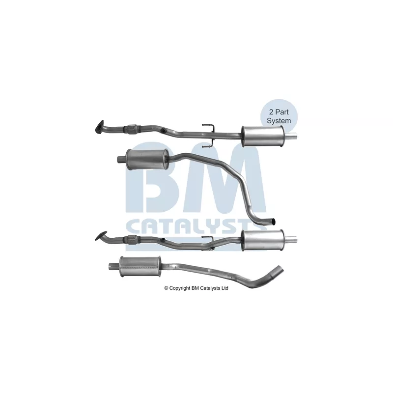 Tuyau d'échappement BM CATALYSTS BM50970