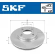 Jeu de 2 disques de frein avant SKF VKBD 80027 V2 - Visuel 2