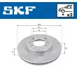 Jeu de 2 disques de frein avant SKF VKBD 80356 V2 - Visuel 2