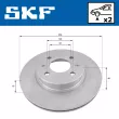 Jeu de 2 disques de frein avant SKF VKBD 80390 V2 - Visuel 2