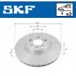Jeu de 2 disques de frein avant SKF VKBD 80400 V2 - Visuel 2