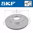 Jeu de 2 disques de frein avant SKF VKBD 80429 V2 - Visuel 2