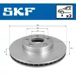 Jeu de 2 disques de frein avant SKF VKBD 80453 V2 - Visuel 2