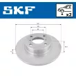 Jeu de 2 disques de frein avant SKF VKBD 80471 S2 - Visuel 2