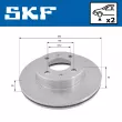 Jeu de 2 disques de frein avant SKF VKBD 80485 V2 - Visuel 2