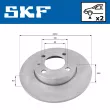 Jeu de 2 disques de frein avant SKF VKBD 80578 S2 - Visuel 2