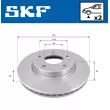Jeu de 2 disques de frein avant SKF VKBD 80625 V2 - Visuel 2