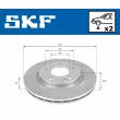 Jeu de 2 disques de frein avant SKF VKBD 80628 V2 - Visuel 2