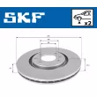 Jeu de 2 disques de frein avant SKF VKBD 80650 V2 - Visuel 2