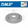Jeu de 2 disques de frein avant SKF VKBD 80662 V2 - Visuel 2