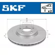 Jeu de 2 disques de frein avant SKF VKBD 80663 V2 - Visuel 2