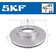 Jeu de 2 disques de frein avant SKF VKBD 80691 V1 - Visuel 2