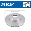 Jeu de 2 disques de frein avant SKF VKBD 80694 V2 - Visuel 2