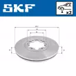 Jeu de 2 disques de frein avant SKF VKBD 80733 V2 - Visuel 2