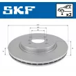 Jeu de 2 disques de frein avant SKF VKBD 80748 V2 - Visuel 2