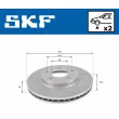 Jeu de 2 disques de frein avant SKF VKBD 80798 V2 - Visuel 2