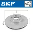 Jeu de 2 disques de frein avant SKF VKBD 80818 V2 - Visuel 2
