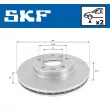 Jeu de 2 disques de frein avant SKF VKBD 80827 V2 - Visuel 2